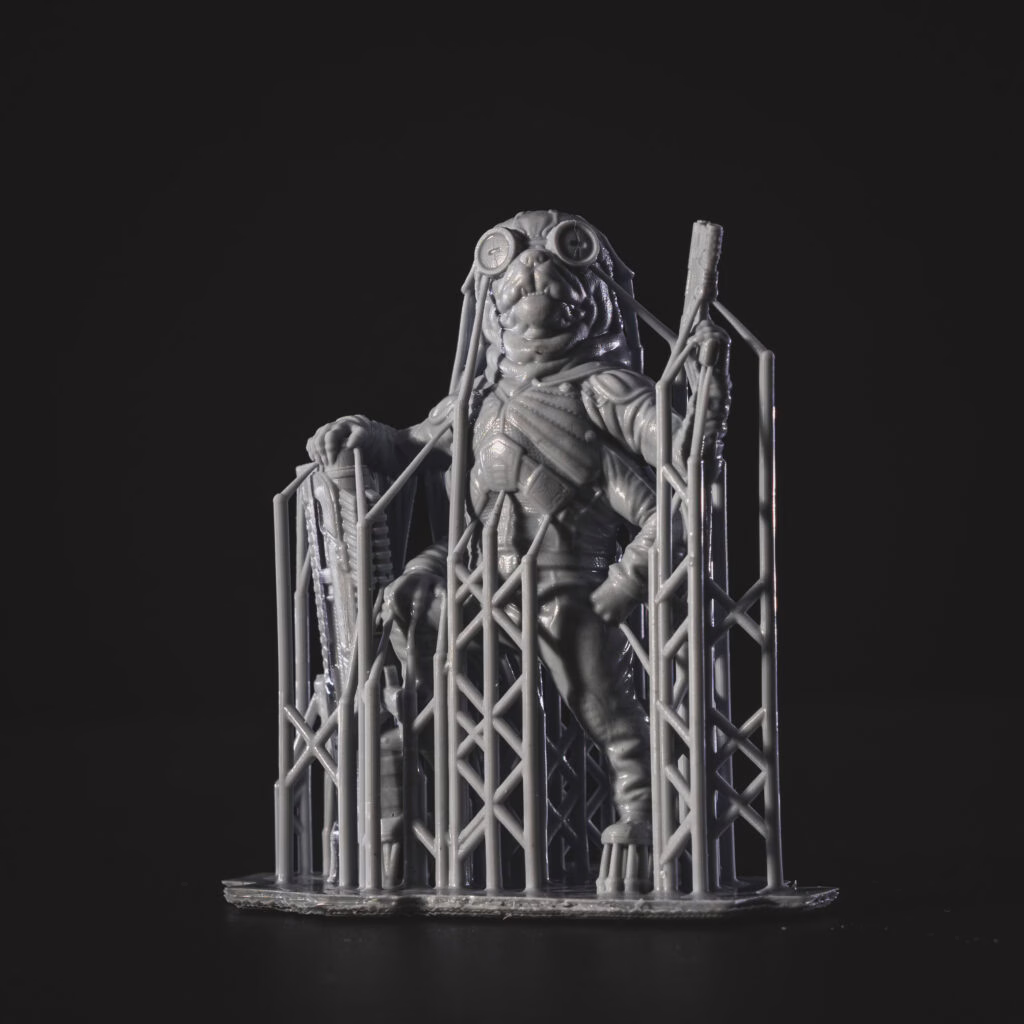 Cyberpug, free miniature from Loot Studios