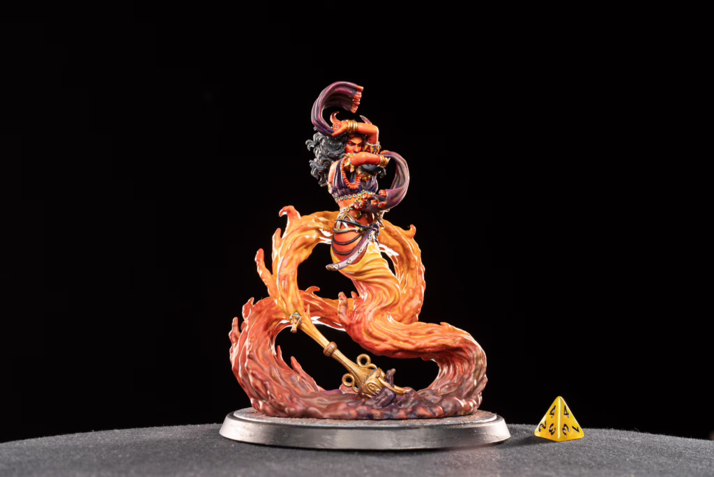 Inara, Efreeti Sorcerer, from Loot Studios’ Voracious Sands.