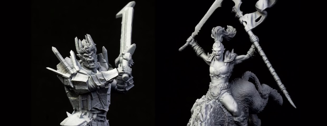 Orgug Lots-Of-Bolts and Auroch Rider - Loot Studios - Orconspiracy