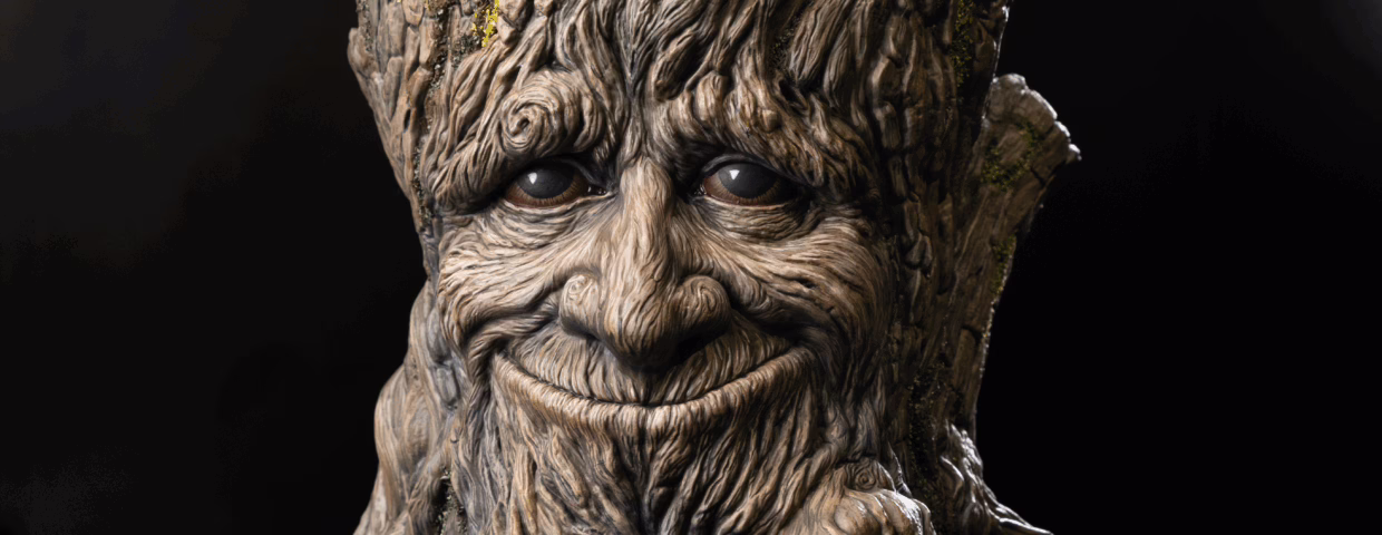 Wise Trunk Flower Pot from Loot Studios' bundle Faewood Haven