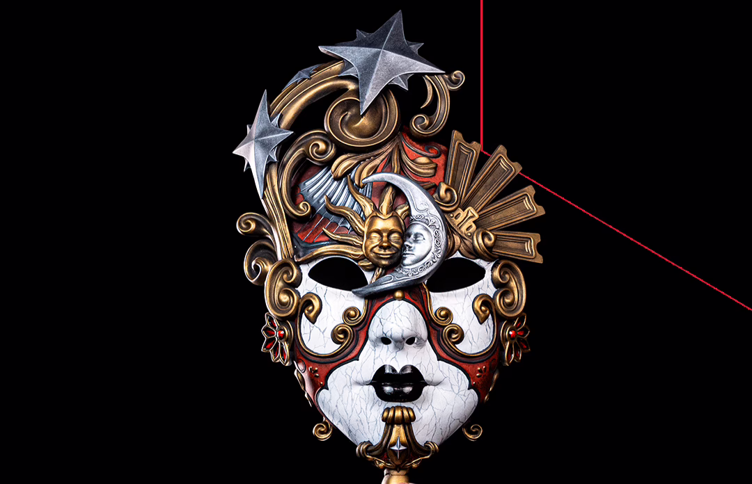 Mask of Desires - a prop-, from Loot Studios miniature bundle, Pact of Greed