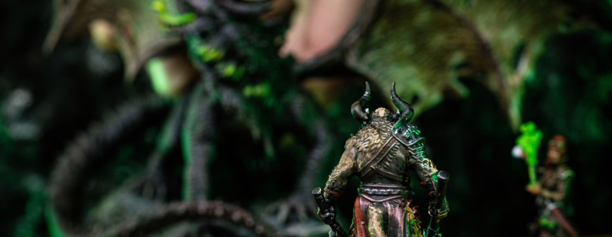 Miniatures from Loot Studios’ miniature bundle, Tenebris Infested.