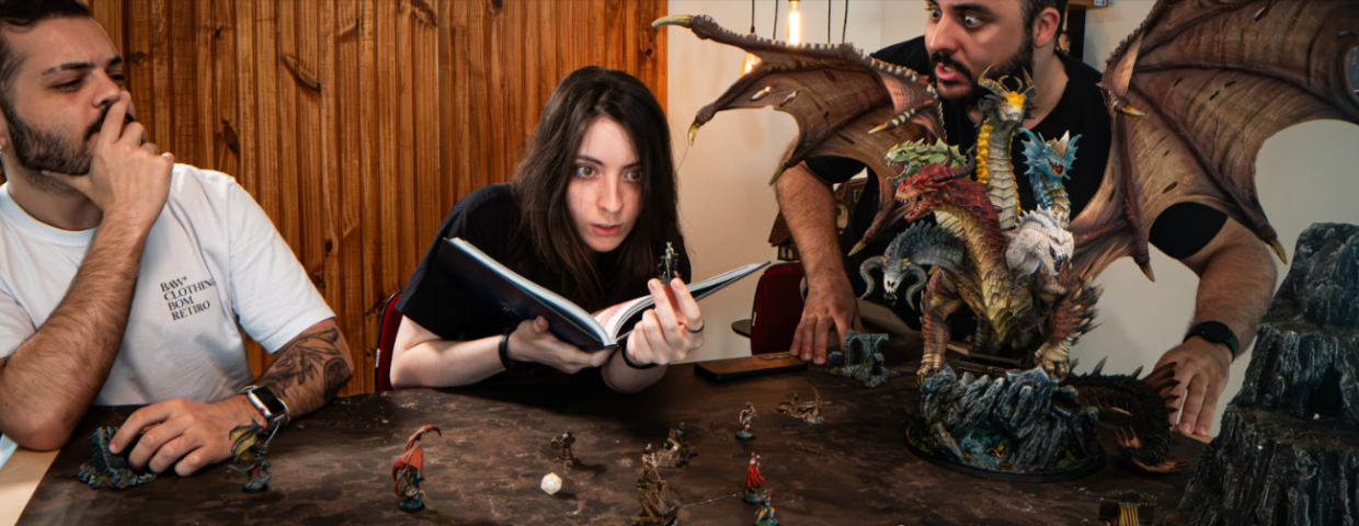 Dungeon Master working on her storytelling throughout a match