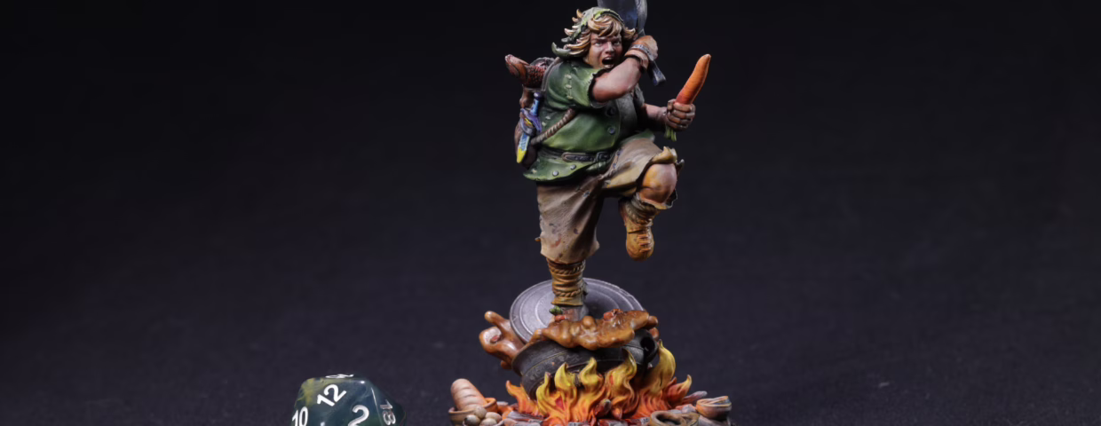 Fineon Silverladle, a miniature from Loot Studios' miniature bundle, Greenbrooke Invasion